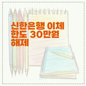 신한은행 이체 한도 30만원 해제
